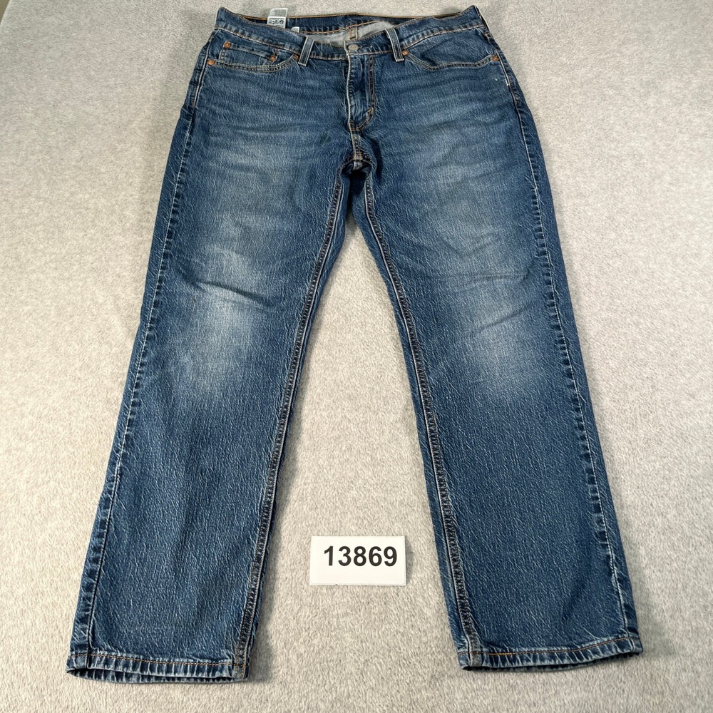 Levi's 541 Straight Leg Jeans Mens 33x30 Blue Denim Cotton Stretch Medium Wash
